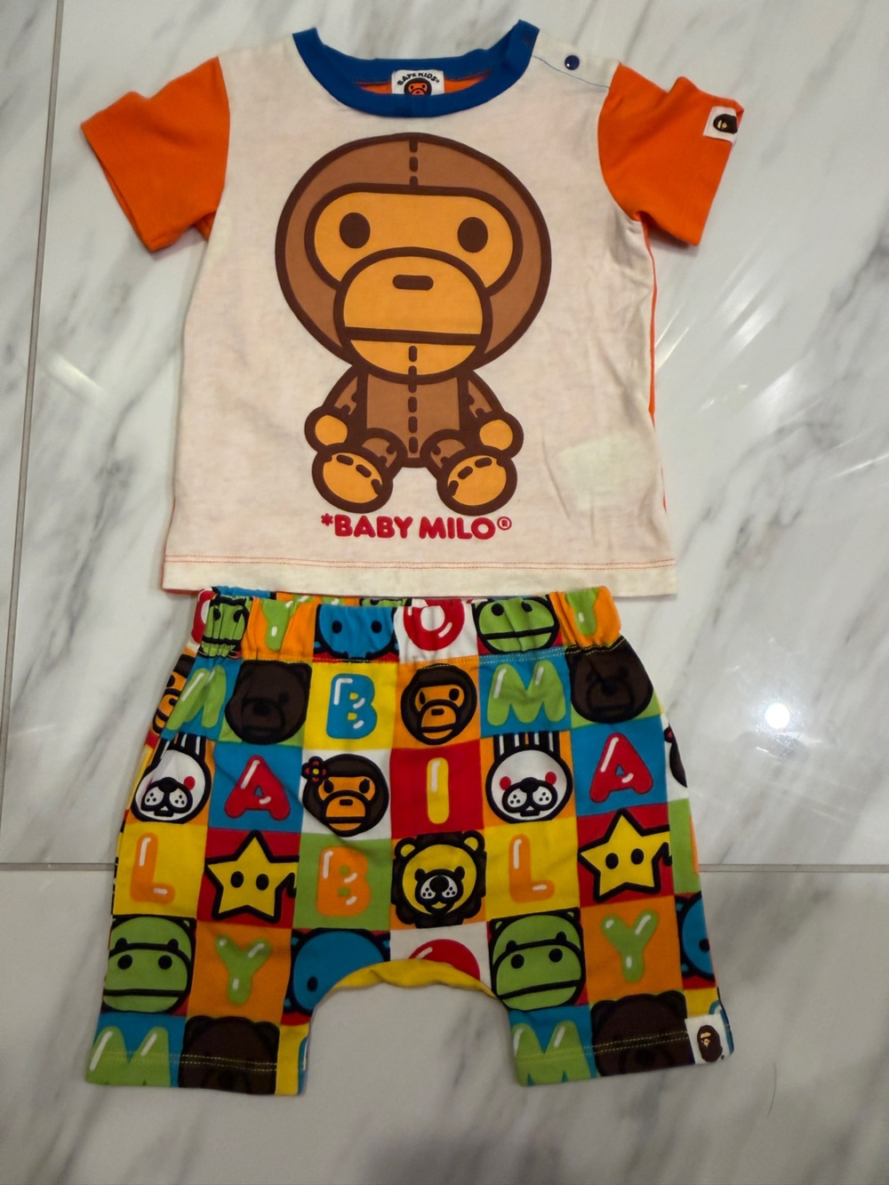 Bape kids set size:80/90